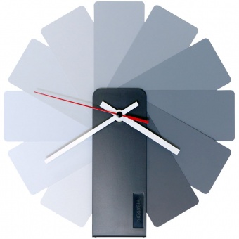 Часы настенные Transformer Clock. Black & Monochrome фото 