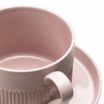 Чайная пара Pastello Moderno, розовая фото 