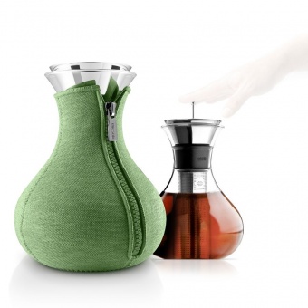 Чайник заварочный Tea Maker в чехле, светло-зеленый фото 