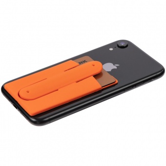 Чехол для карты на телефон Carver, оранжевый фото 