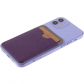 Чехол для карты на телефон Devon, фиолетовый с серым фото 