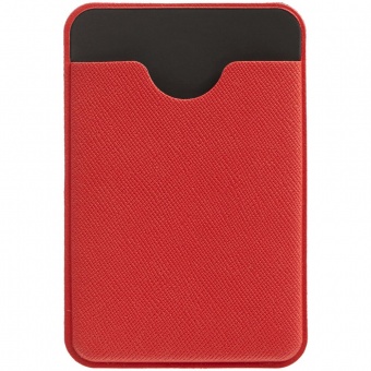 Чехол для карты на телефон Devon, красный с серым фото 