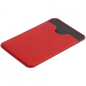 Чехол для карты на телефон Devon, красный с серым фото 