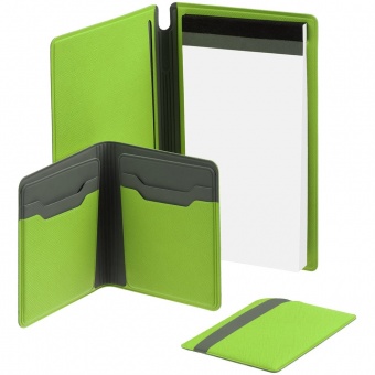 Чехол для карточек Dual, зеленый фото 