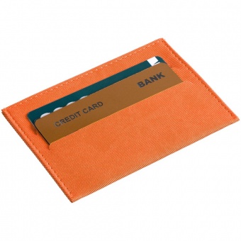 Чехол для карточек Twill, оранжевый фото 
