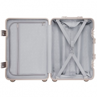 Чемодан Aluminum Frame PC Luggage V1, белый фото 