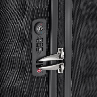 Чемодан Uno Zip Special M, черный фото 
