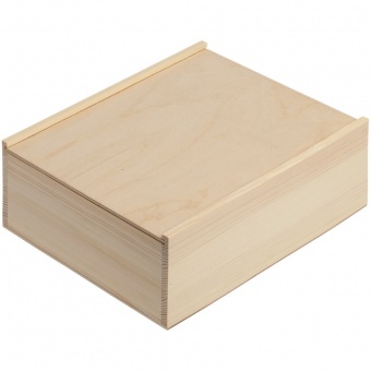 Деревянный ящик Timber, большой, неокрашенный фото 
