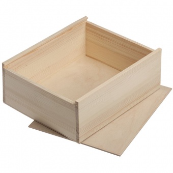 Деревянный ящик Timber, большой, неокрашенный фото 