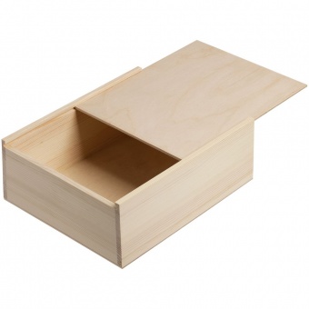 Деревянный ящик Timber, большой, неокрашенный фото 