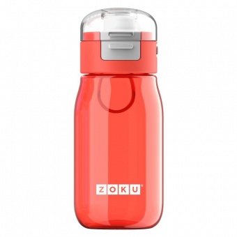 Детская бутылка для воды Zoku, красная фото 