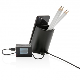 Док-станция Light up для беспроводной зарядки с подставкой для ручек, 5W фото 
