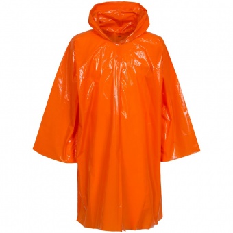 Дождевик-плащ CloudTime, оранжевый фото 