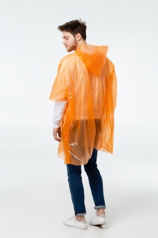 Дождевик-пончо RainProof, оранжевый фото 