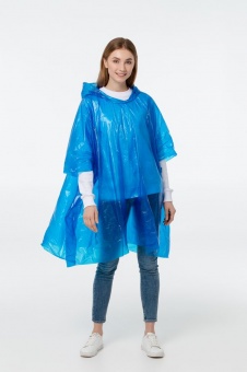 Дождевик-пончо RainProof, синий фото 