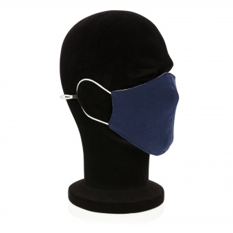 Двухслойная многоразовая маска из хлопка фото 