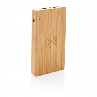 Экологичный внешний аккумулятор Bamboo, 4000 mAh фото 