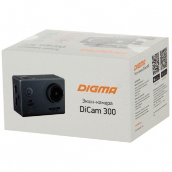Экшн-камера Digma DiCam 300, серая фото 