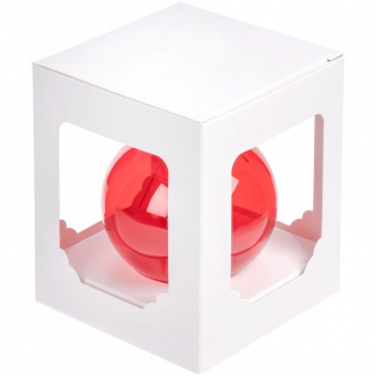 Елочный шар Gala Night в коробке, красный, 6 см фото 