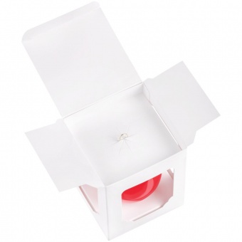 Елочный шар Gala Night в коробке, красный, 6 см фото 