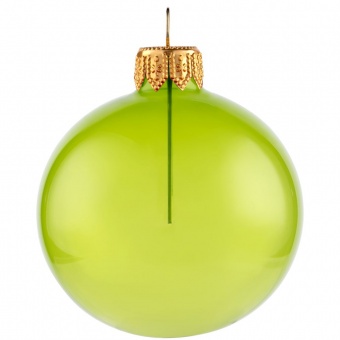 Елочный шар Gala Night в коробке, зеленый, 6 см фото 