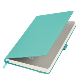 Ежедневник Alpha недатированный, бирюзовый/серый фото 