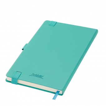 Ежедневник Alpha недатированный, бирюзовый/серый фото 