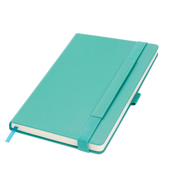 Ежедневник Alpha недатированный, бирюзовый/серый фото 