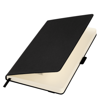 Ежедневник Alpha недатированный, черный/бежевый фото 