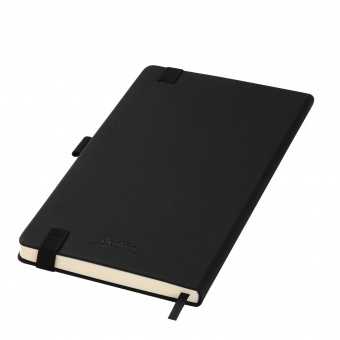 Ежедневник Alpha недатированный, черный/бежевый фото 