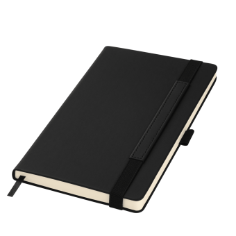 Ежедневник Alpha недатированный, черный/бежевый фото 