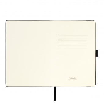 Ежедневник Alpha недатированный, черный/бежевый фото 