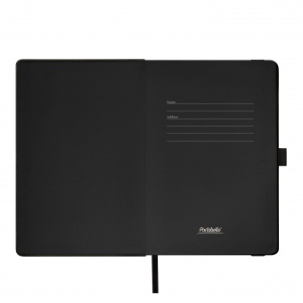 Ежедневник Alpha недатированный, черный/черный фото 