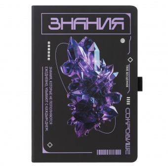 Ежедневник Alpha недатированный, черный/черный фото 