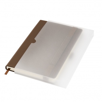 Ежедневник Alpha недатированный, коричневый/бежевый фото 