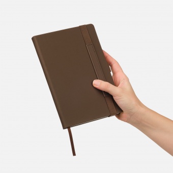 Ежедневник Alpha недатированный, коричневый/бежевый фото 