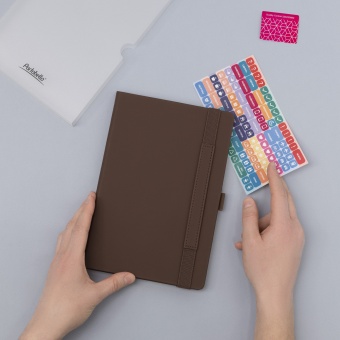 Ежедневник Alpha недатированный, коричневый/бежевый фото 