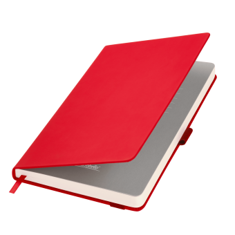 Ежедневник Alpha недатированный, красный/серый фото 
