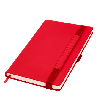 Ежедневник Alpha недатированный, красный/серый фото 