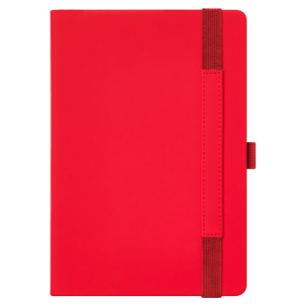 Ежедневник Alpha недатированный, красный/серый фото 