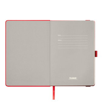 Ежедневник Alpha недатированный, красный/серый фото 