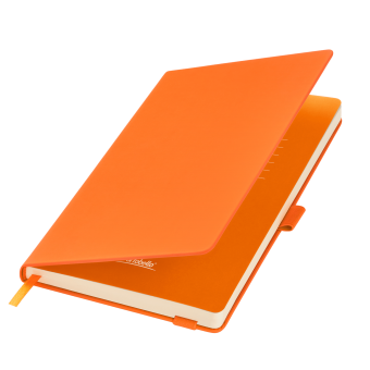 Ежедневник Alpha недатированный, оранжевый/оранжевый фото 