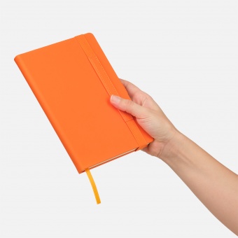 Ежедневник Alpha недатированный, оранжевый/оранжевый фото 
