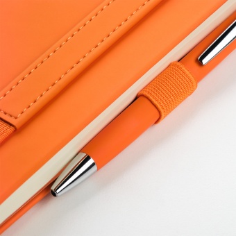 Ежедневник Alpha недатированный, оранжевый/оранжевый фото 