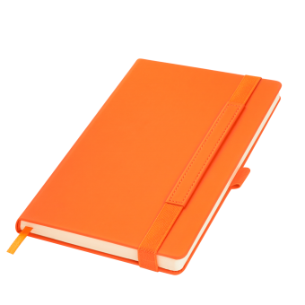 Ежедневник Alpha недатированный, оранжевый/оранжевый фото 
