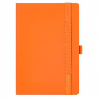 Ежедневник Alpha недатированный, оранжевый/оранжевый фото 