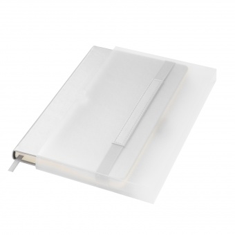 Ежедневник Alpha недатированный, серебро/серый фото 