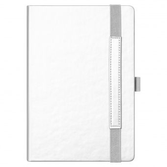 Ежедневник Alpha недатированный, серебро/серый фото 