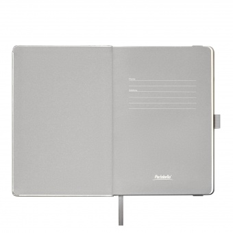 Ежедневник Alpha недатированный, серебро/серый фото 