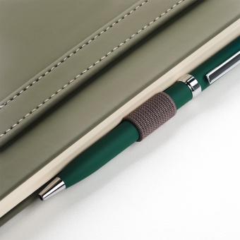 Ежедневник Alpha недатированный, серый/бирюзовый фото 